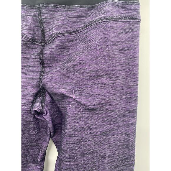 LULULEMON PURPLE MAUVE/BLACK LEGGINGS SZ 4 - Picture 2 of 12